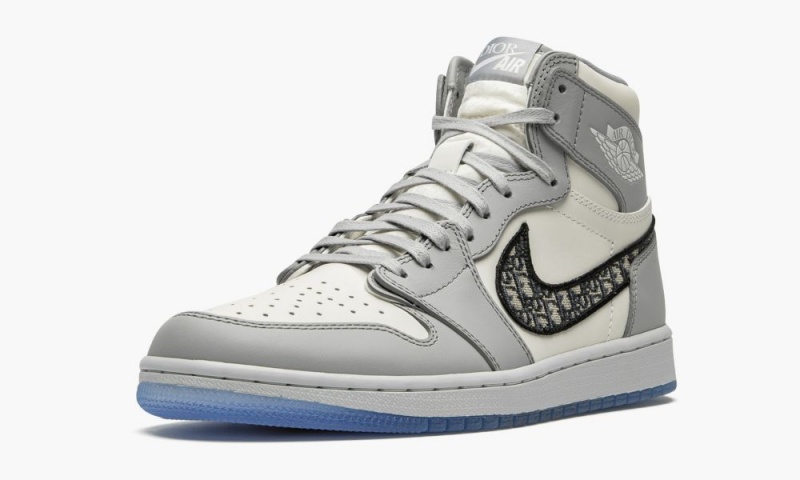 Nike Air Jordan 1 Retro High 'Dior' Schoenen Heren Wit Grijs Nederland | 267198-TYG