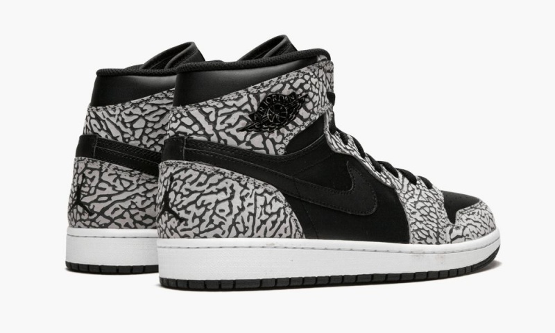 Nike Air Jordan 1 Retro High 'Elephant Print' Schoenen Heren Zwart Rood Nederland | 823719-JAD