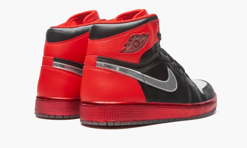 Nike Air Jordan 1 Retro High 'Legend of the Summer - Black/Leren' Schoenen Heren Zwart Rood Nederland | 517632-SAH