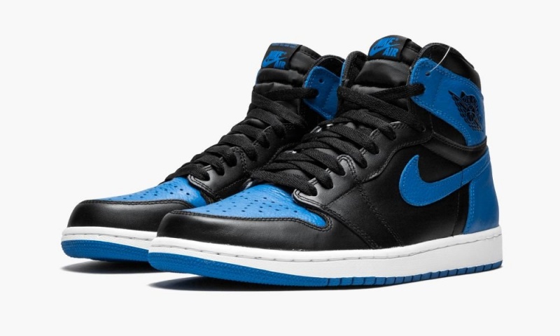 Nike Air Jordan 1 Retro High OG '2017 Royal' Schoenen Heren Zwart Koningsblauw Wit Nederland | 024765-FLT