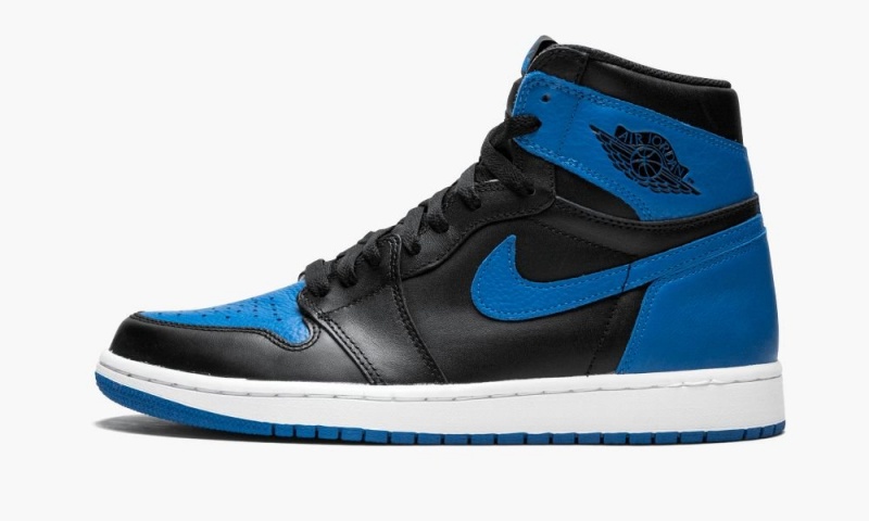 Nike Air Jordan 1 Retro High OG \'2017 Royal\' Schoenen Heren Zwart Koningsblauw Wit Nederland | 024765-FLT