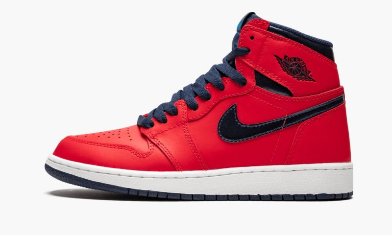 Nike Air Jordan 1 Retro High OG BG 'David Letterman' Schoenen Kinderen Rood Nederland | 053814-GPR