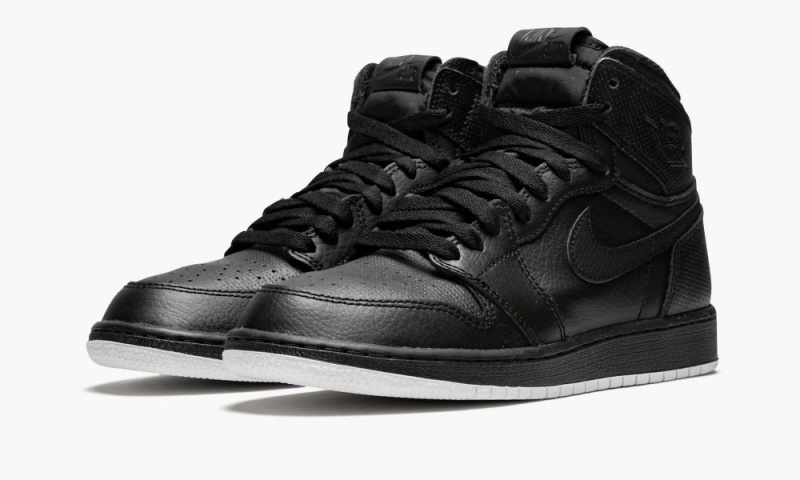 Nike Air Jordan 1 Retro High OG BG Schoenen Kinderen Zwart Wit Nederland | 609154-XTQ