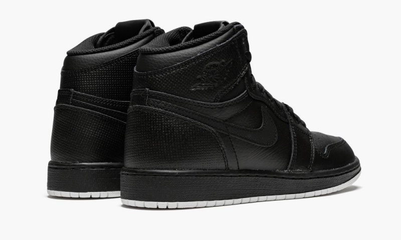 Nike Air Jordan 1 Retro High OG BG Schoenen Kinderen Zwart Wit Nederland | 609154-XTQ