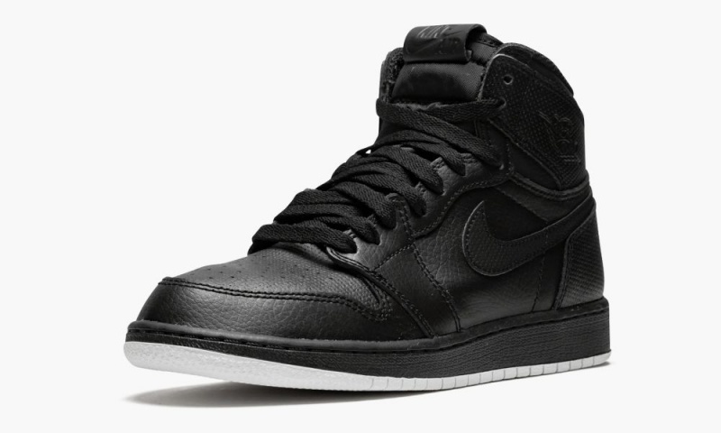 Nike Air Jordan 1 Retro High OG BG Schoenen Kinderen Zwart Wit Nederland | 609154-XTQ