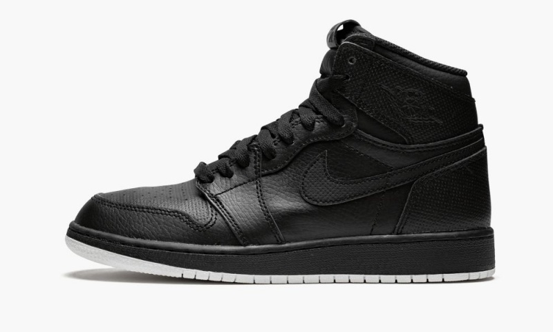 Nike Air Jordan 1 Retro High OG BG Schoenen Kinderen Zwart Wit Nederland | 609154-XTQ
