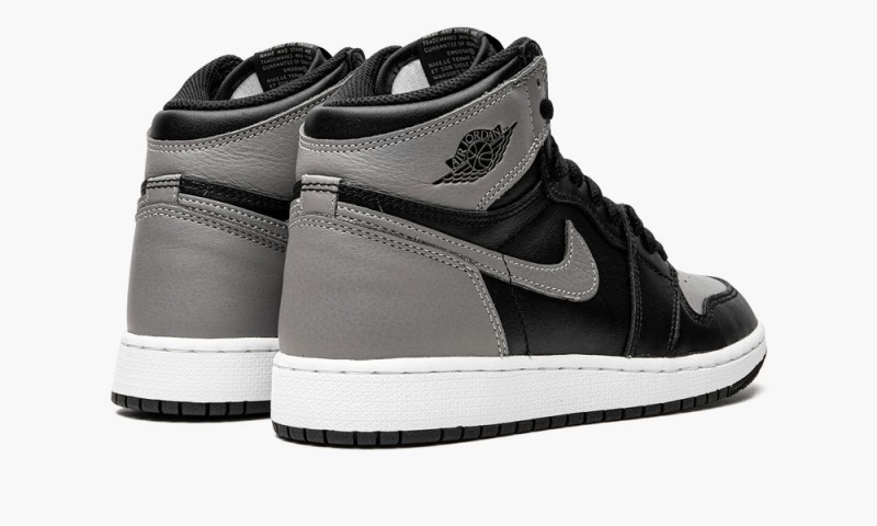 Nike Air Jordan 1 Retro High OG BG 'Shadow' Schoenen Kinderen Zwart Grijs Wit Nederland | 804572-TKA