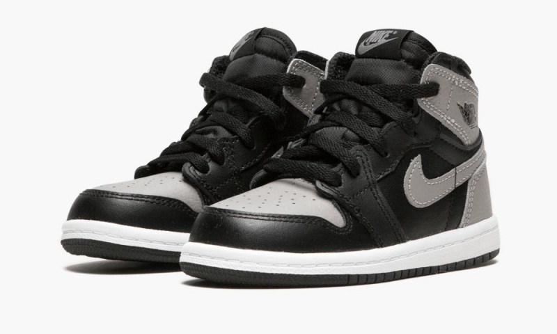 Nike Air Jordan 1 Retro High OG BT 'Shadow' Schoenen Kinderen Zwart Grijs Wit Nederland | 095867-UVG