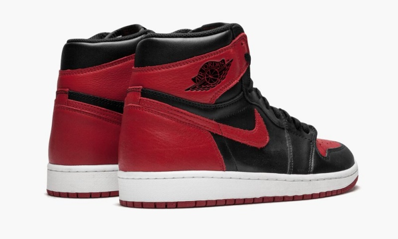 Nike Air Jordan 1 Retro High OG 'Banned / Bred' Schoenen Heren Zwart Rood Nederland | 498073-ZTP