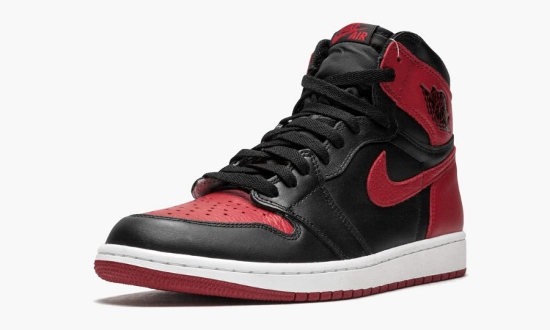 Nike Air Jordan 1 Retro High OG 'Banned / Bred' Schoenen Heren Zwart Rood Nederland | 498073-ZTP
