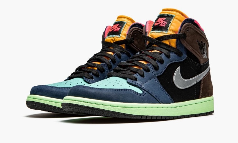 Nike Air Jordan 1 Retro High OG 'Bio Hack' Schoenen Heren Blauw Zwart Bruin Nederland | 358492-XFG