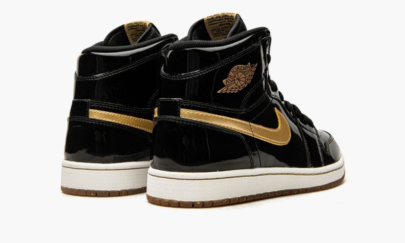 Nike Air Jordan 1 Retro High OG 'Black/Metallic Gold' Schoenen Heren Zwart Metal Goud Wit Nederland | 158794-VGF