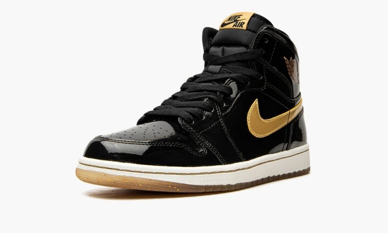 Nike Air Jordan 1 Retro High OG 'Black/Metallic Gold' Schoenen Heren Zwart Metal Goud Wit Nederland | 158794-VGF