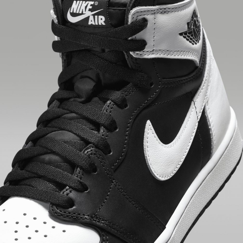 Nike Air Jordan 1 Retro High OG “Black & White” Schoenen Dames Zwart Wit Nederland | 304652-ABR