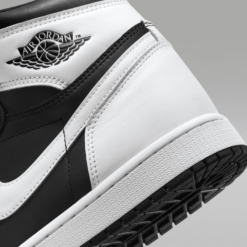 Nike Air Jordan 1 Retro High OG “Black & White” Schoenen Dames Zwart Wit Nederland | 304652-ABR