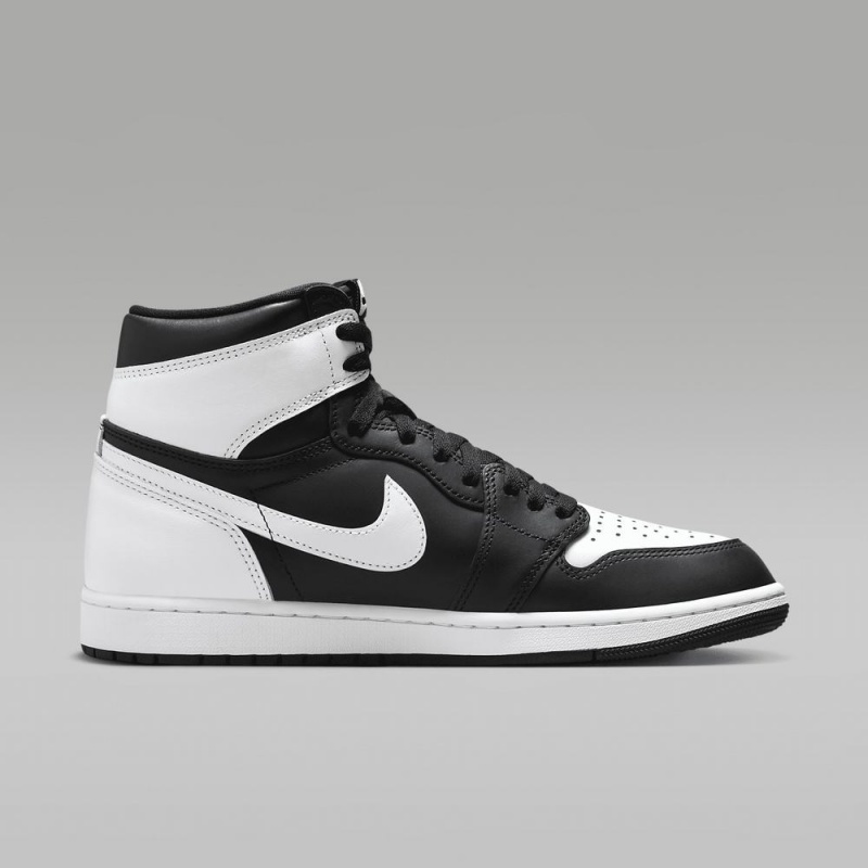 Nike Air Jordan 1 Retro High OG “Black & White” Schoenen Dames Zwart Wit Nederland | 304652-ABR