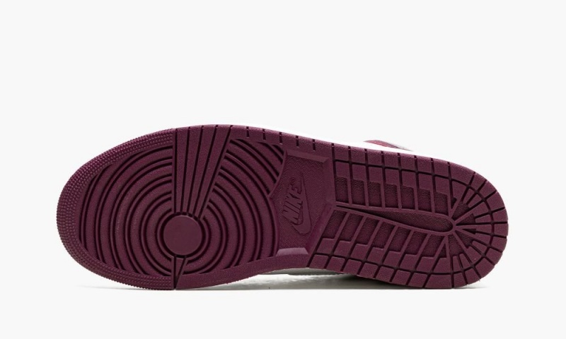 Nike Air Jordan 1 Retro High OG 'Bordeaux' Schoenen Heren Bordeaux Wit Metal Zilver Nederland | 473068-BIE
