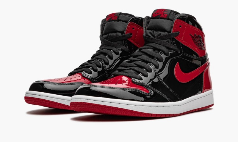 Nike Air Jordan 1 Retro High OG 'Bred Lak' Schoenen Heren Zwart Wit Rood Nederland | 423196-CNS