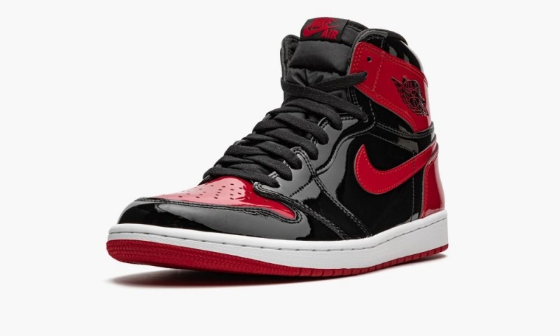 Nike Air Jordan 1 Retro High OG 'Bred Lak' Schoenen Heren Zwart Wit Rood Nederland | 423196-CNS