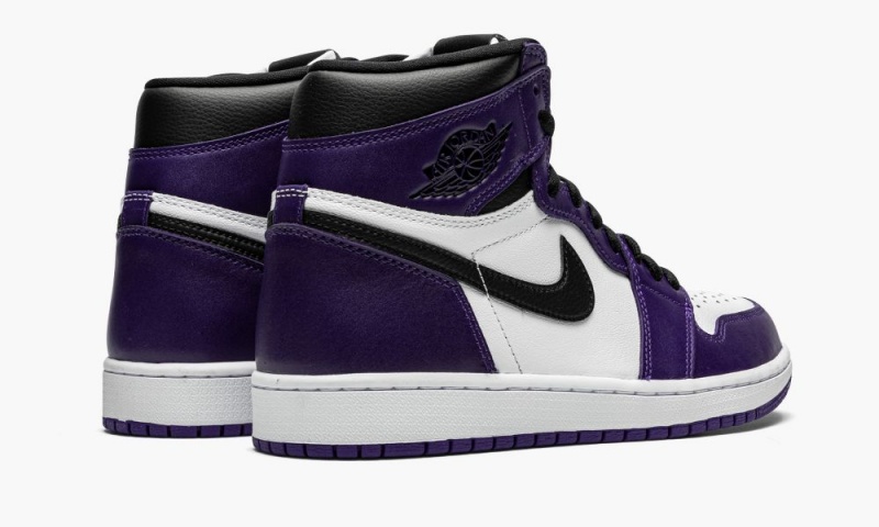 Nike Air Jordan 1 Retro High OG 'Court Purple 2.0' Schoenen Heren Paars Wit Zwart Nederland | 961730-RWC