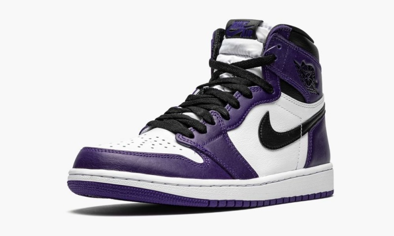 Nike Air Jordan 1 Retro High OG 'Court Purple 2.0' Schoenen Heren Paars Wit Zwart Nederland | 961730-RWC