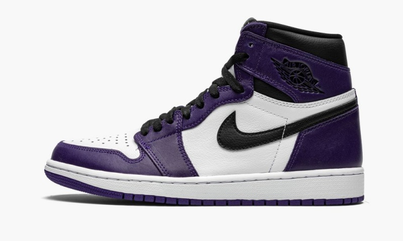 Nike Air Jordan 1 Retro High OG \'Court Purple 2.0\' Schoenen Heren Paars Wit Zwart Nederland | 961730-RWC