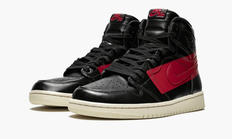 Nike Air Jordan 1 Retro High OG Def 'Couture' Schoenen Heren Zwart Rood Nederland | 612750-QNB