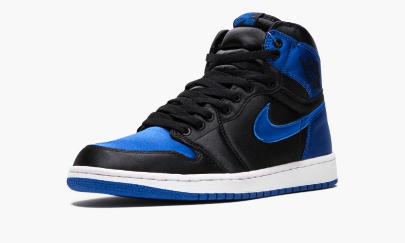 Nike Air Jordan 1 Retro High OG EP 'Satin' Schoenen Heren Zwart Koningsblauw Wit Nederland | 726138-UKG