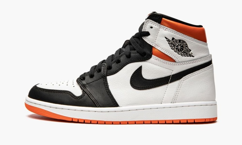 Nike Air Jordan 1 Retro High OG 'Electro Orange' Schoenen Heren Wit Oranje Zwart Nederland | 960273-WZQ