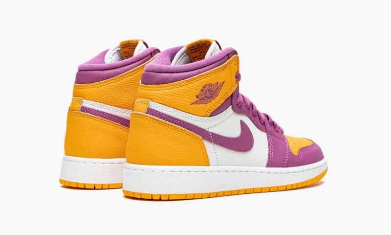 Nike Air Jordan 1 Retro High OG GS 'Brotherhood' Schoenen Kinderen Paars Goud Licht Nederland | 192703-VAR