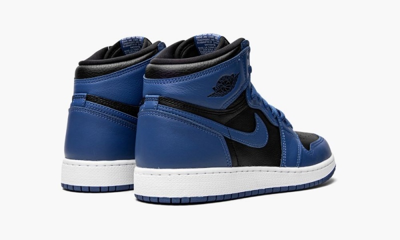 Nike Air Jordan 1 Retro High OG GS 'Dark Marina Blue' Schoenen Kinderen Donkerblauw Zwart Wit Nederland | 346781-TFC