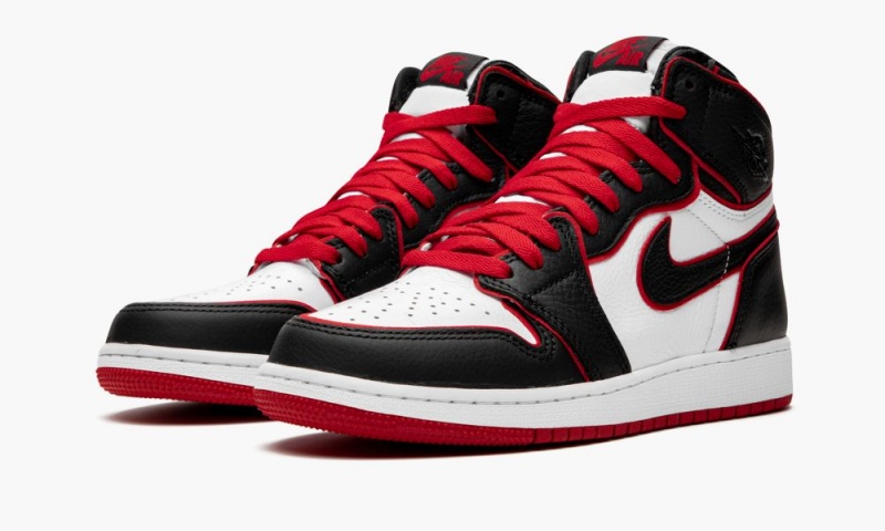 Nike Air Jordan 1 Retro High OG GS 'Meant to Fly' Schoenen Kinderen Zwart Rood Wit Nederland | 625341-RYT