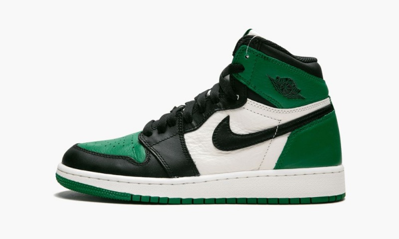 Nike Air Jordan 1 Retro High OG GS \'Pine Green\' Schoenen Kinderen Diepgroen Zwart Nederland | 902137-QRP