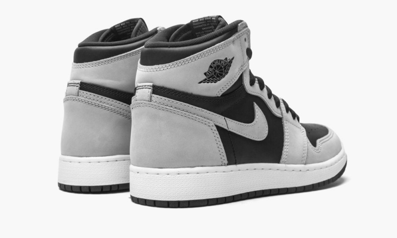 Nike Air Jordan 1 Retro High OG GS 'Shadow 2.0' Schoenen Kinderen Zwart Lichtgrijs Wit Nederland | 826135-AHF