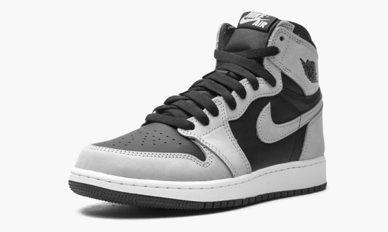 Nike Air Jordan 1 Retro High OG GS 'Shadow 2.0' Schoenen Kinderen Zwart Lichtgrijs Wit Nederland | 826135-AHF