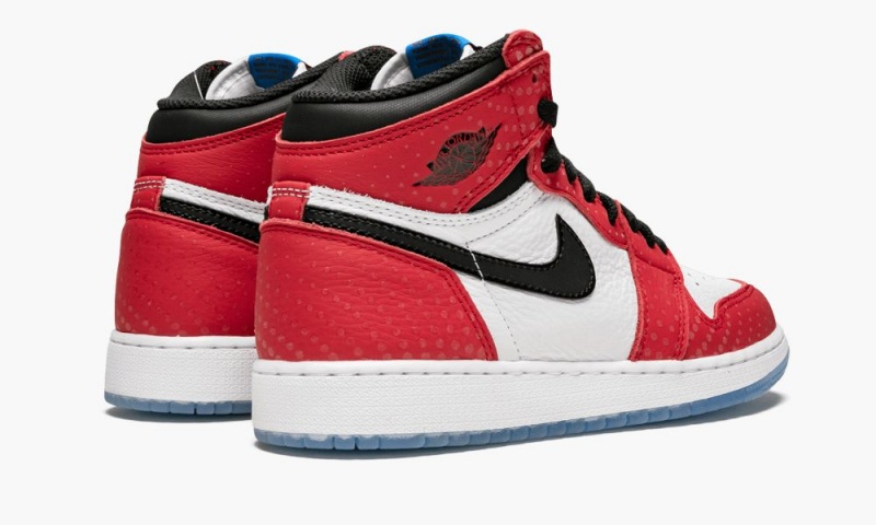 Nike Air Jordan 1 Retro High OG GS 'Spider-Man Origin Story' Schoenen Kinderen Rood Zwart Wit Blauw Nederland | 845290-ZGT