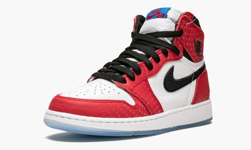 Nike Air Jordan 1 Retro High OG GS 'Spider-Man Origin Story' Schoenen Kinderen Rood Zwart Wit Blauw Nederland | 845290-ZGT
