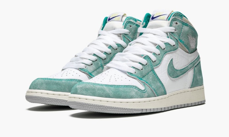 Nike Air Jordan 1 Retro High OG GS 'Turbo Green' Schoenen Kinderen Groen Wit Nederland | 725140-GRN
