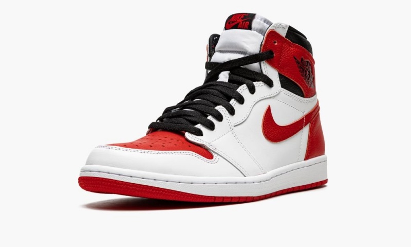 Nike Air Jordan 1 Retro High OG 'Heritage' Schoenen Heren Wit Rood Zwart Nederland | 621048-OMB