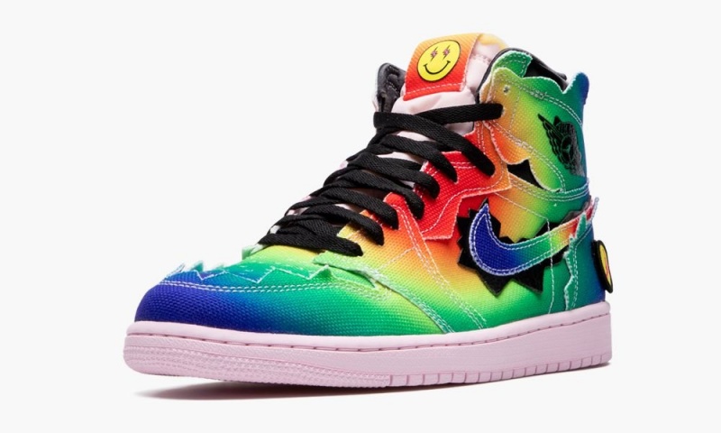 Nike Air Jordan 1 Retro High OG 'J Balvin' Schoenen Heren Gekleurd Zwart Roze Nederland | 780169-GXM