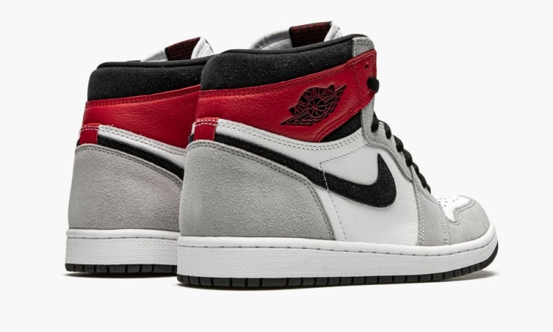 Nike Air Jordan 1 Retro High OG 'Light Smoke Grey' Schoenen Heren Wit Zwart Lichtgrijs Nederland | 869145-WEL