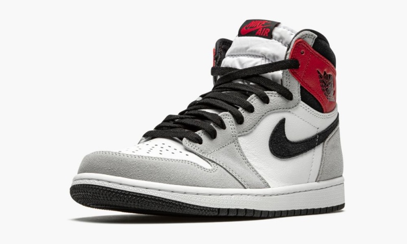 Nike Air Jordan 1 Retro High OG 'Light Smoke Grey' Schoenen Heren Wit Zwart Lichtgrijs Nederland | 869145-WEL