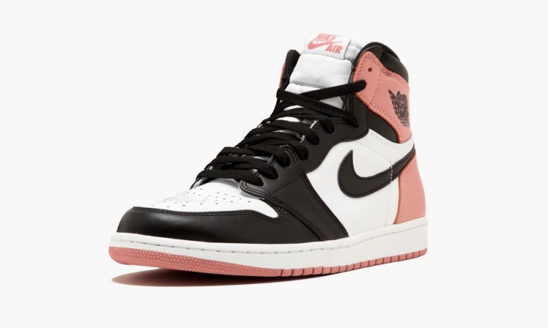 Nike Air Jordan 1 Retro High OG NRG 'RUST PINK' Schoenen Heren Wit Zwart Rood Roze Nederland | 143207-JYC