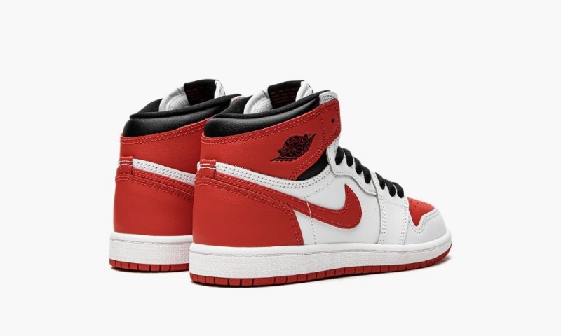Nike Air Jordan 1 Retro High OG PS 'Heritage' Schoenen Kinderen Wit Rood Zwart Nederland | 475938-JIB