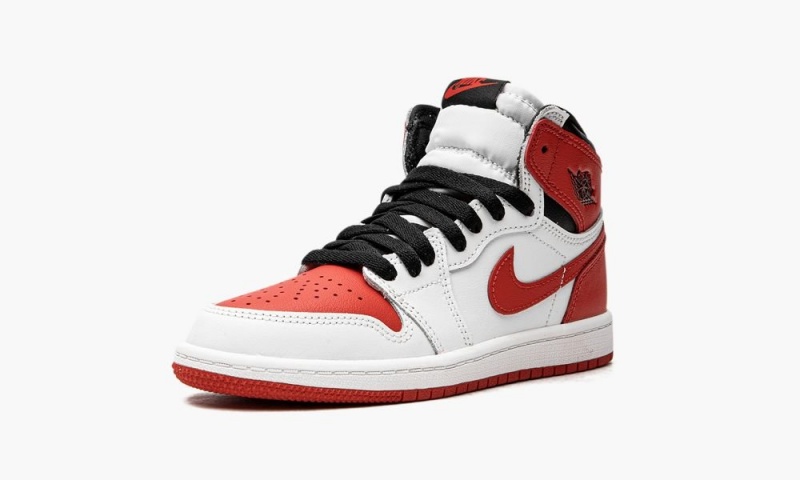 Nike Air Jordan 1 Retro High OG PS 'Heritage' Schoenen Kinderen Wit Rood Zwart Nederland | 475938-JIB