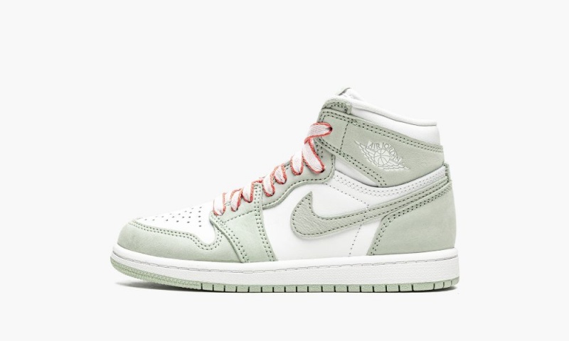 Nike Air Jordan 1 Retro High OG PS \'Seafoam\' Schoenen Kinderen Roze Groen Wit Nederland | 142370-QFX