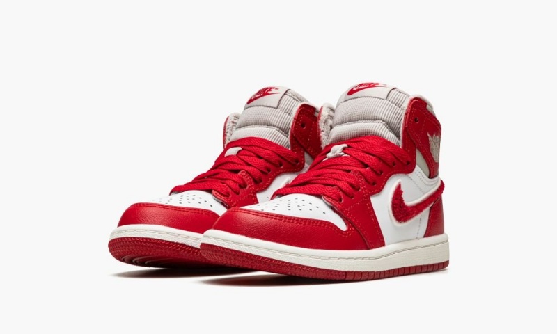 Nike Air Jordan 1 Retro High OG PS 'Varsity Red' Schoenen Kinderen Wit Roze Rood Nederland | 356280-BNZ