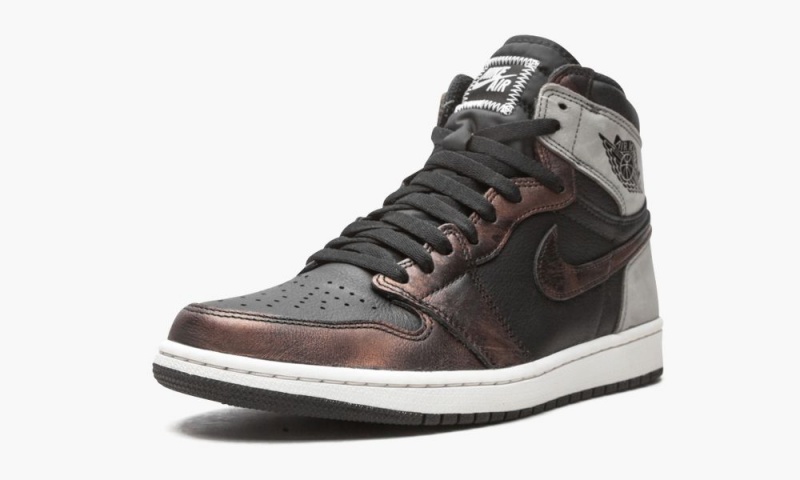 Nike Air Jordan 1 Retro High OG 'Patina / Rust Shadow' Schoenen Heren Zwart Grijs Nederland | 365702-YFI