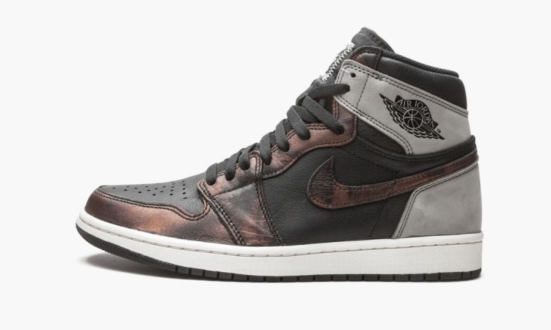 Nike Air Jordan 1 Retro High OG \'Patina / Rust Shadow\' Schoenen Heren Zwart Grijs Nederland | 365702-YFI