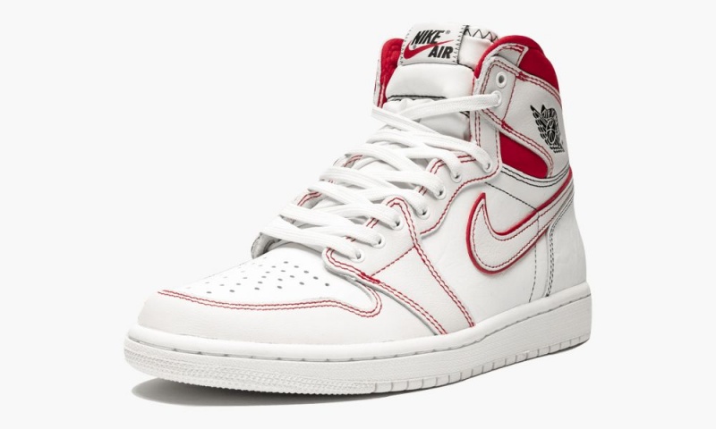 Nike Air Jordan 1 Retro High OG 'Phantom' Schoenen Heren Zwart Rood Wit Nederland | 124076-EJK